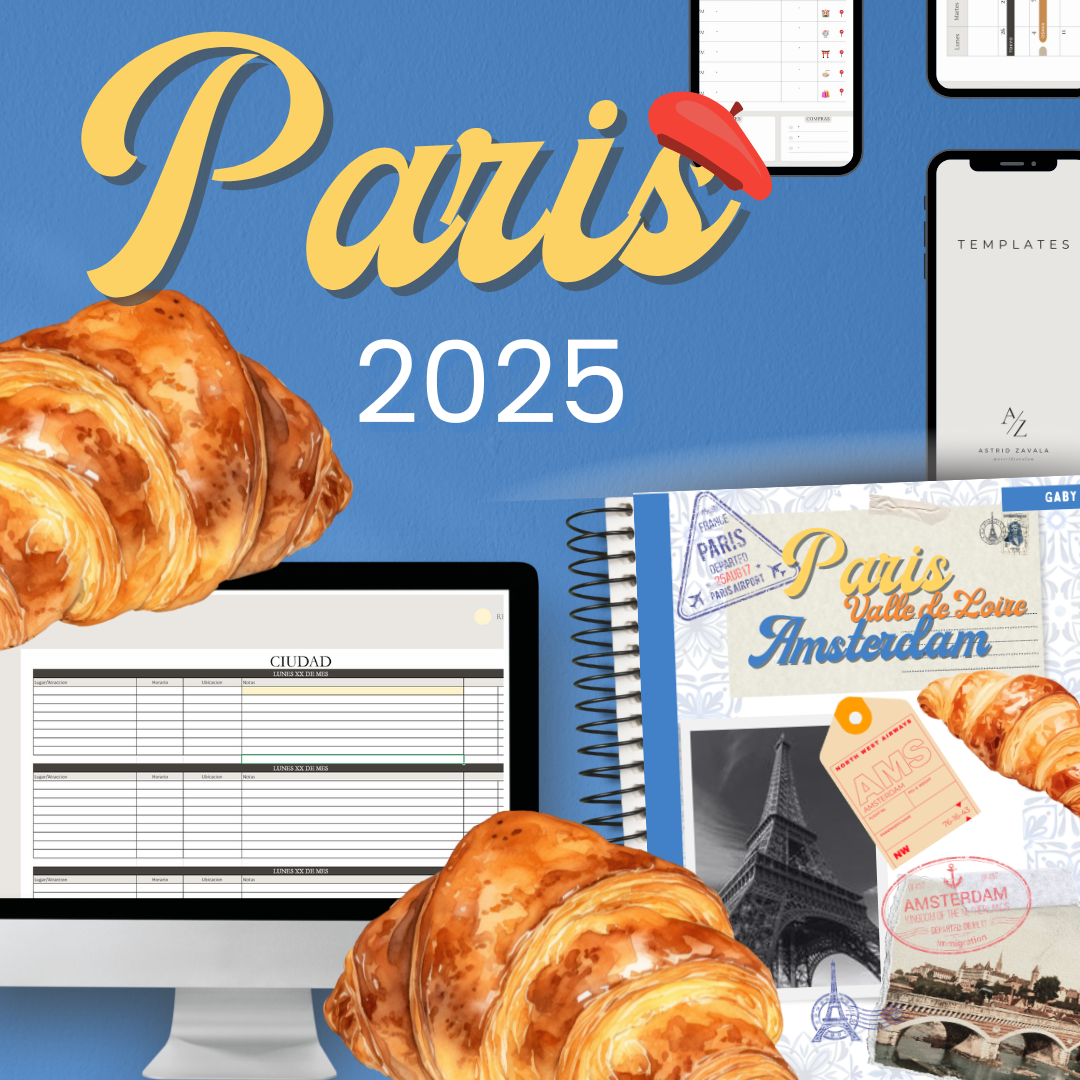 Plan de Viaje Paris-Amsterdam 🇮🇹 2025-2026